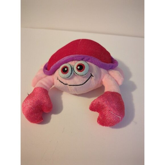 Pink crab plush toy by bMI - Picture 1 of 3